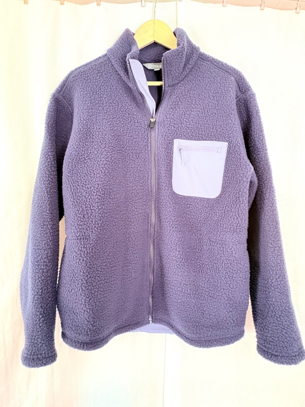 Navy blue Title Nine fleece jacket, M.